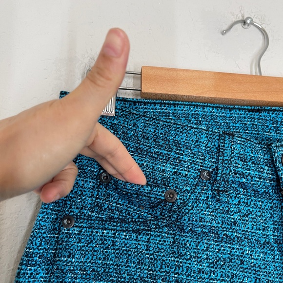 Rag & Bone Legging Skinny Jeans Women's Size 26 Blue Tweed Print Pants - Picture 4 of 15